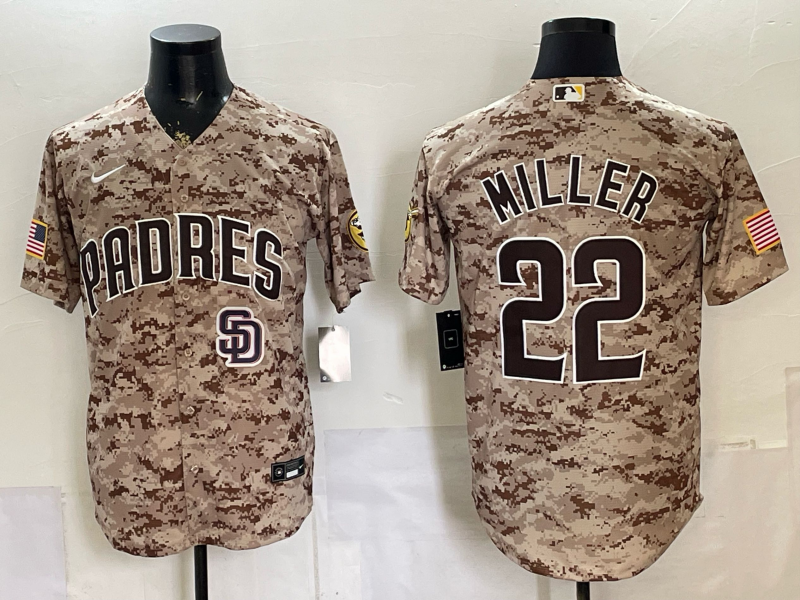 Men San Diego Padres #22 Miller camo Nike 2026 MLB Jersey 0988